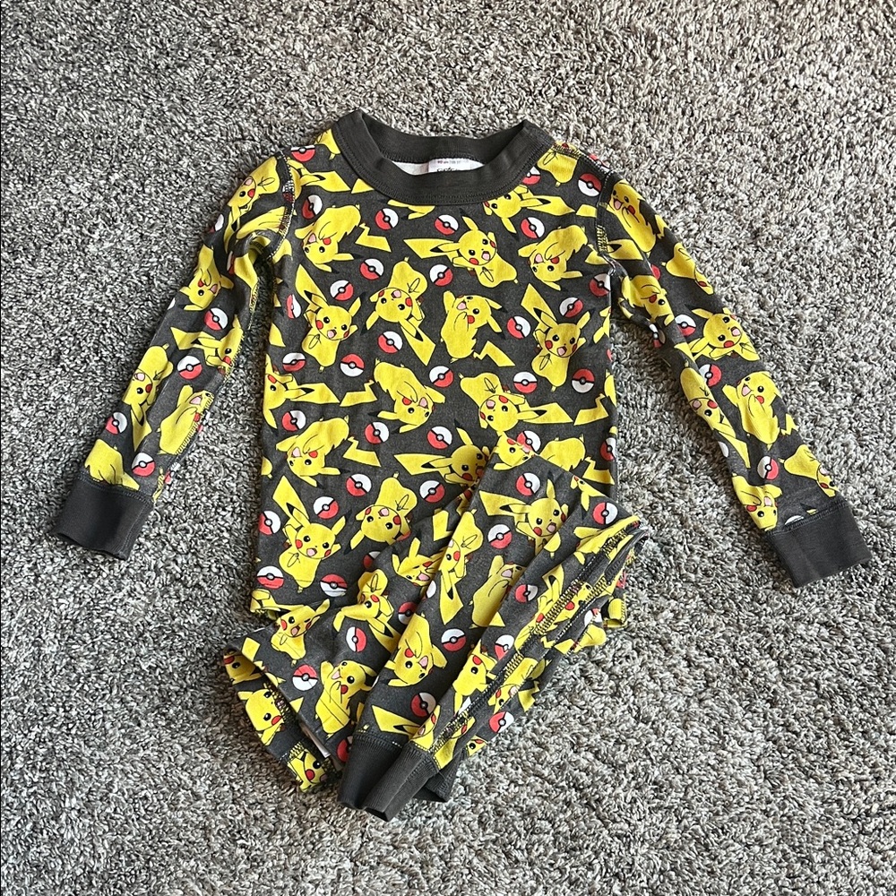 Hanna Andersson Pokemon Pikachu Organic Cotton Pajamas